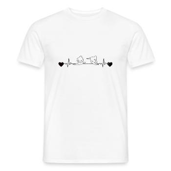 Surfer surf surf surf surf moniteur de surf - T-shirt homme - blanc - Devant - AI Model Male 178 dark (178cm)