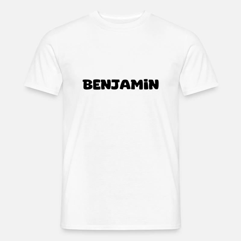 Name - Benjamin - Männer T-Shirt - Weiß
