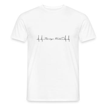 Thüringer Wald - Männer T-Shirt - Weiß - Vorne - AI Model Male 178 dark (178cm)
