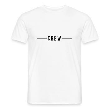 Course d’équipage - T-shirt homme - blanc - Devant - AI Model Male 178 dark (178cm)