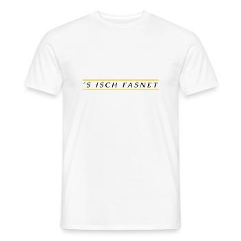 Fasnet - Männer T-Shirt - Weiß - Vorne - AI Model Male 178 dark (178cm)