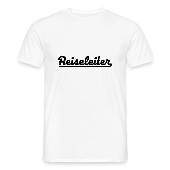 2541614 115206134 Reiseleiter - Männer T-Shirt - Weiß - Vorne - AI Model Male 178 dark (178cm)