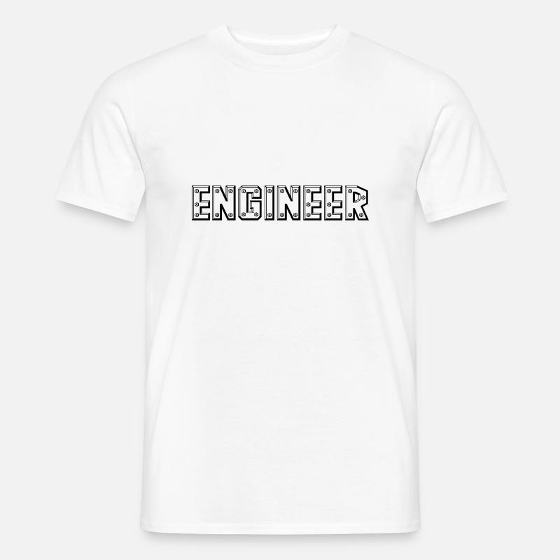ENGINEER Engineer Study Graduate Gift Idea - Men’s T-shirt - white