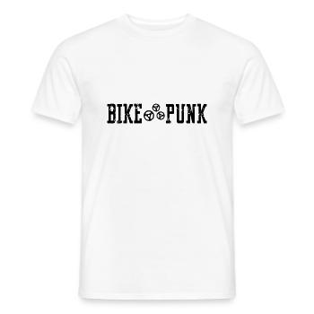 Bike Punk Fahrrad Radsport - Männer T-Shirt - Weiß - Vorne - AI Model Male 178 dark (178cm)