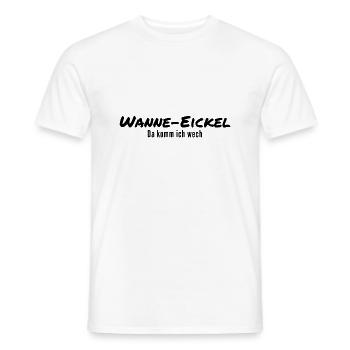 Wanne-Eickel - Männer T-Shirt - Weiß - Vorne - AI Model Male 178 dark (178cm)
