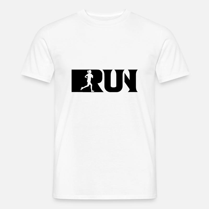 Running Run - Men's T-Shirt - white