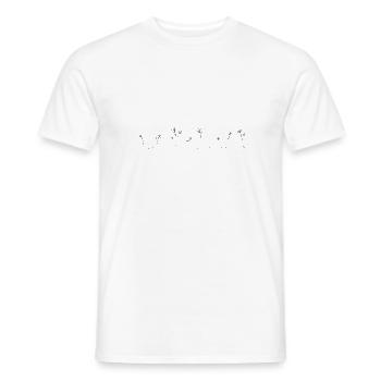blumenwiese - Männer T-Shirt - Weiß - Vorne - AI Model Male 178 dark (178cm)