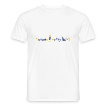 Success over Everything - Männer T-Shirt - Weiß - Vorne - AI Model Male 178 dark (178cm)