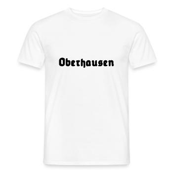 Oberhausen - Männer T-Shirt - Weiß - Vorne - AI Model Male 178 dark (178cm)