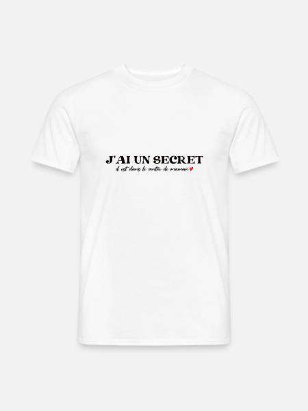 Secret Child Future Große Schwester/Bruder 2025 - Männer T-Shirt - Weiß