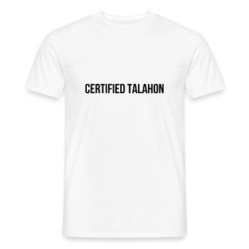 Talahon - Männer T-Shirt - Weiß - Vorne - AI Model Male 178 dark (178cm)