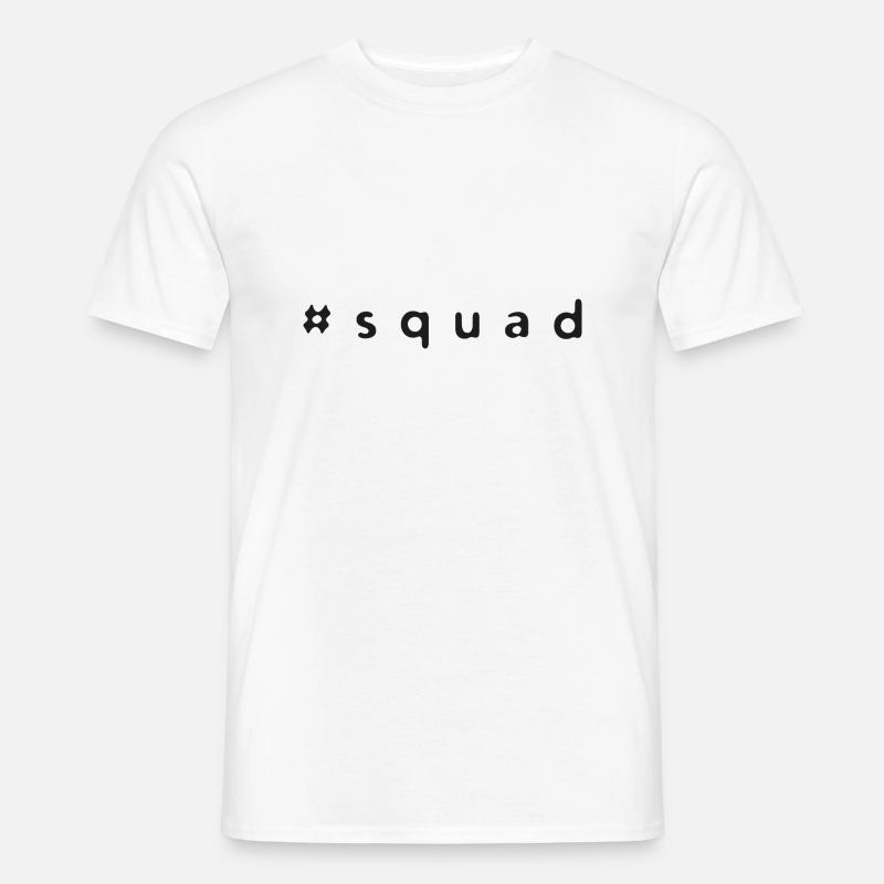 squad - Teamgedanke - Männer T-Shirt - Weiß