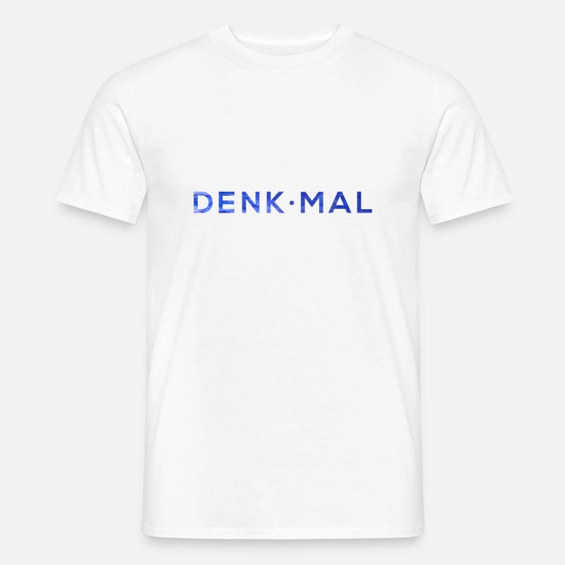 DenkMal 45 - Männer T-Shirt - Weiß
