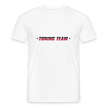 tuning_team_2c - Männer T-Shirt - Weiß - Vorne - AI Model Male 178 dark (178cm)