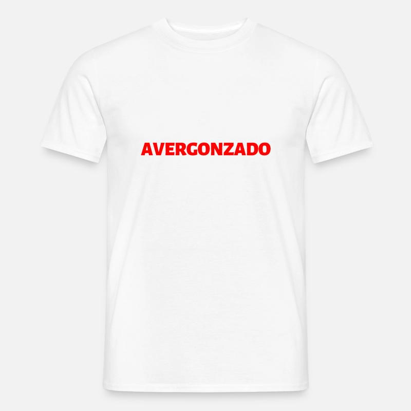 beschämt Spanisch Sprache - Männer T-Shirt - Weiß
