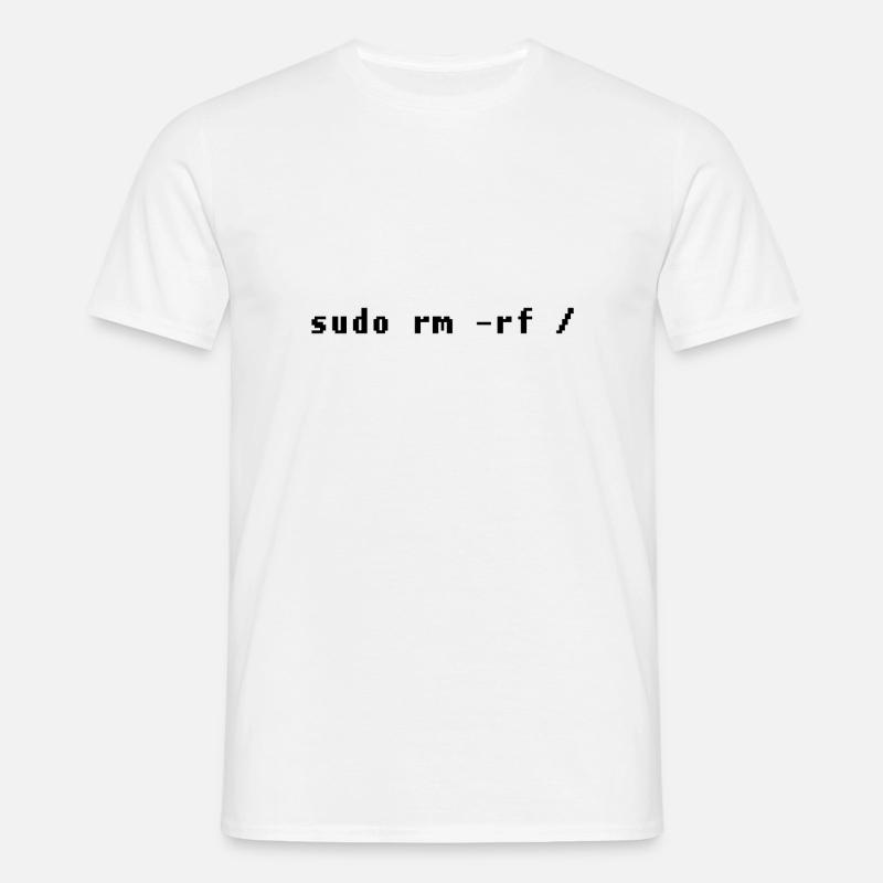 Funny Linux Admin Design - Men's T-Shirt - white