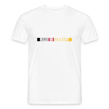 Made in Germany - Men's T-Shirt - white - Front - AI Model Male 178 dark (178cm)