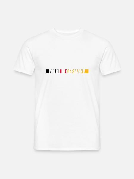 Made in Germany - Männer T-Shirt - Weiß