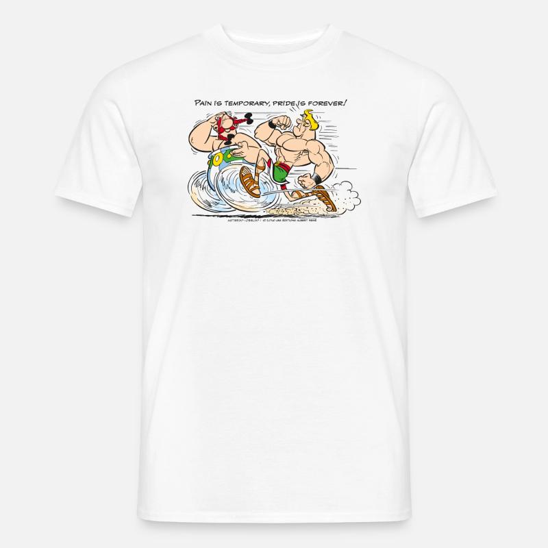 Asterix & Obelix - Pain is temporary - T-shirt męski - biały