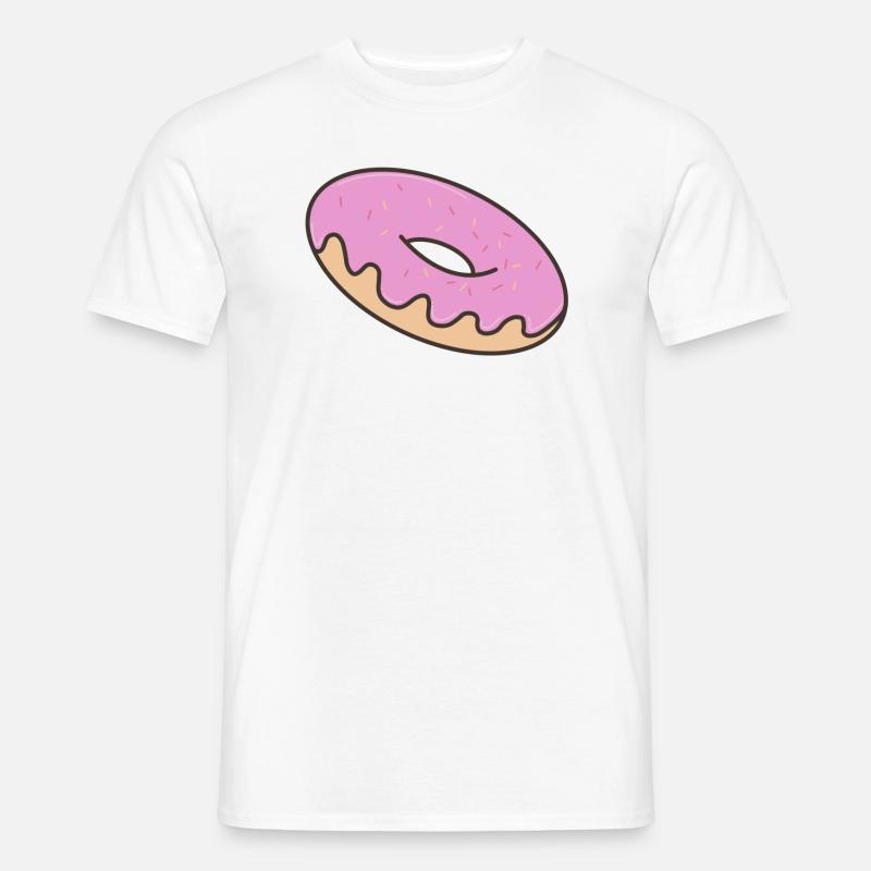 Donut - Männer T-Shirt - Weiß