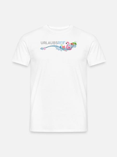 Urlaubsreif - Männer T-Shirt - Weiß