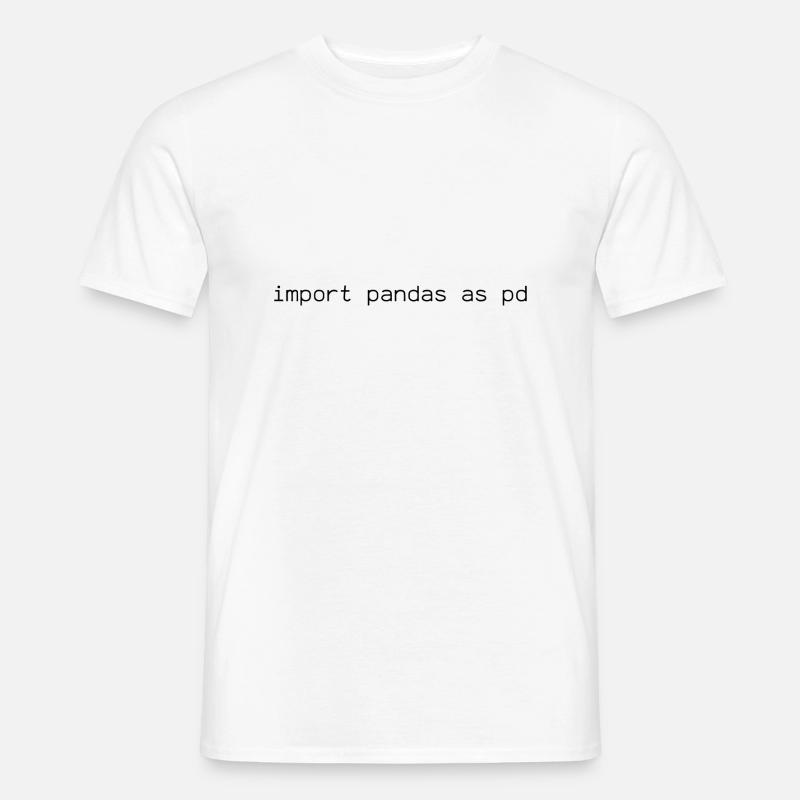 pandas import white - Männer T-Shirt - Weiß