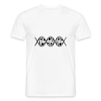 C’est mon ADN - T-shirt homme - blanc - Devant - AI Model Male 178 dark (178cm)