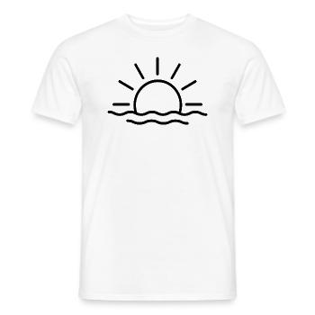 Summer | Sonne | Urlaub Motiv - Männer T-Shirt - Weiß - Vorne - AI Model Male 178 dark (178cm)
