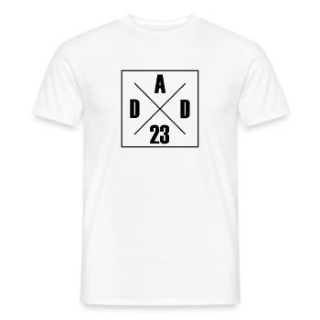 dad 23 Vatertag Geschenkidee - Männer T-Shirt - Weiß - Vorne - AI Model Male 178 dark (178cm)