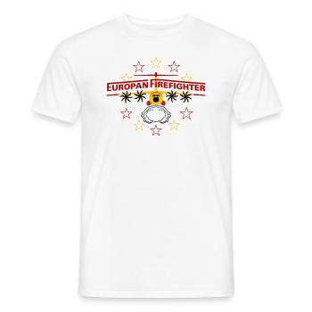 A400 Fire Waterbomb Löschflugzeug - Männer T-Shirt - Weiß - Vorne - AI Model Male 178 dark (178cm)
