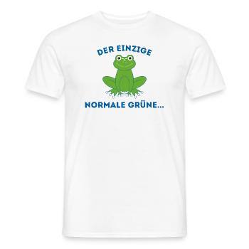 Frosch normale Grüne - Männer T-Shirt - Weiß - Vorne - AI Model Male 178 dark (178cm)