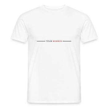 Team Mitglied - Männer T-Shirt - Weiß - Vorne - AI Model Male 178 dark (178cm)