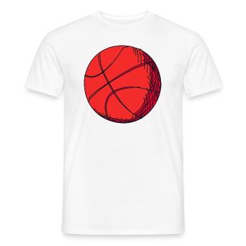 Ballsport - Männer T-Shirt - Weiß - Vorne - AI Model Male 178 dark (178cm)