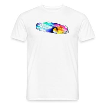 Sportauto - Männer T-Shirt - Weiß - Vorne - AI Model Male 178 dark (178cm)