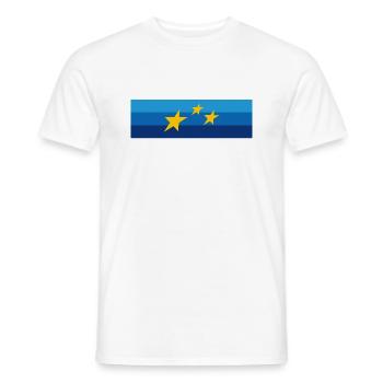 European Champ - Men's T-Shirt - white - Front - AI Model Male 178 dark (178cm)