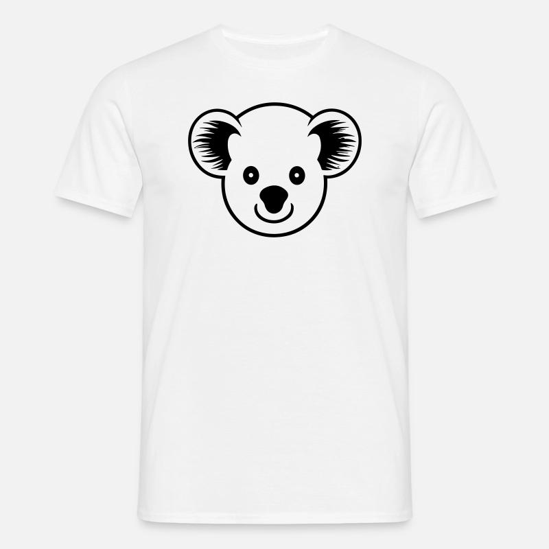 Koala - Männer T-Shirt - Weiß