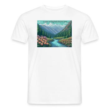Art - T-shirt homme - blanc - Devant - AI Model Male 178 dark (178cm)