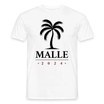 Malle 2024 Mallorca Tour - Men's T-Shirt - white - Front - AI Model Male 178 dark (178cm)