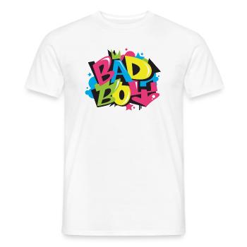 bad_boy - T-shirt homme - blanc - Devant - AI Model Male 178 dark (178cm)