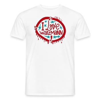 Watzmann Souvenirs Souvenirs Magnets Mugs - Men's T-Shirt - white - Front - AI Model Male 178 dark (178cm)