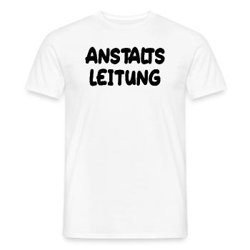 Anstalts Leitung - Männer T-Shirt - Weiß - Vorne - AI Model Male 178 dark (178cm)