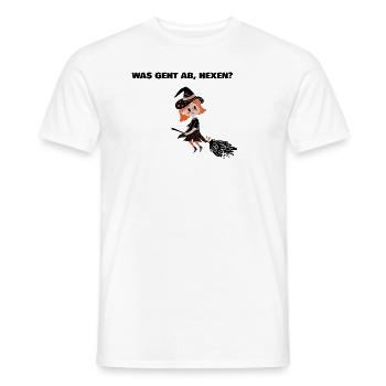 hexen Halloween - Männer T-Shirt - Weiß - Vorne - AI Model Male 178 dark (178cm)