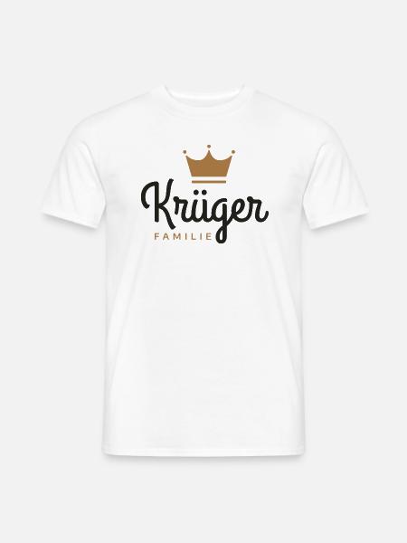 Krüger-Familie - Männer T-Shirt - Weiß
