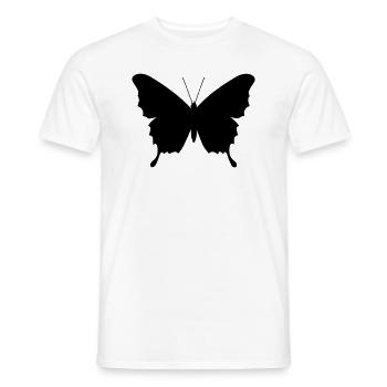 Kleiner Schmetterling - Männer T-Shirt - Weiß - Vorne - AI Model Male 178 dark (178cm)