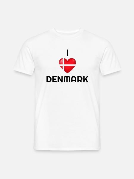 Denmark, Denmark country, Denmark flag, Denmark - Men's T-Shirt - white