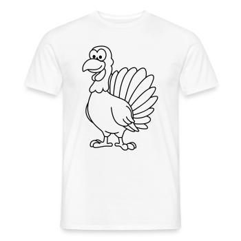 Truthan Comic Animal - Men's T-Shirt - white - Front - AI Model Male 178 dark (178cm)