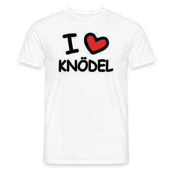 J’adore les boulettes - T-shirt homme - blanc - Devant - AI Model Male 178 dark (178cm)