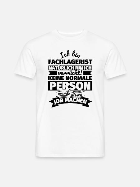 Fachlagerist Geschenke - Männer T-Shirt - Weiß