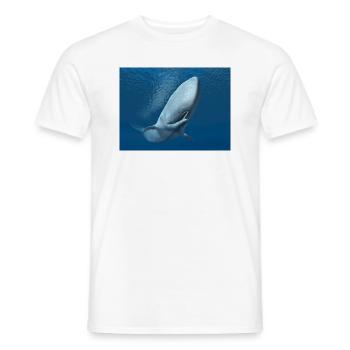 Pottwal, Wal, Walfisch, Geschenkidee - Männer T-Shirt - Weiß - Vorne - AI Model Male 178 dark (178cm)