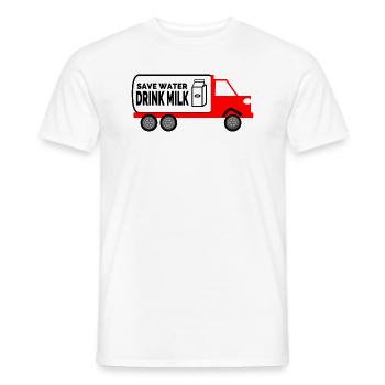 Truck - Männer T-Shirt - Weiß - Vorne - AI Model Male 178 dark (178cm)